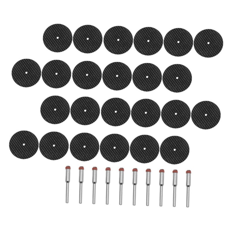 Double Mesh Resin Cutting Discs 80pcs Set with 10 Mandrels - Image 2