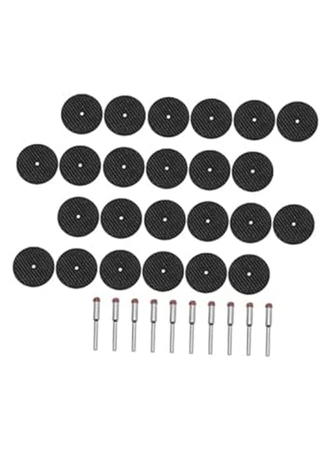 Double Mesh Resin Cutting Discs 80pcs Set with 10 Mandrels - Image 1