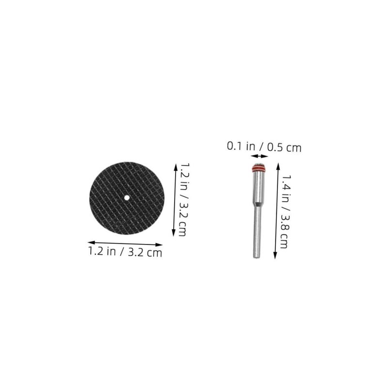 Double Mesh Resin Cutting Discs 80pcs Set with 10 Mandrels - Image 3