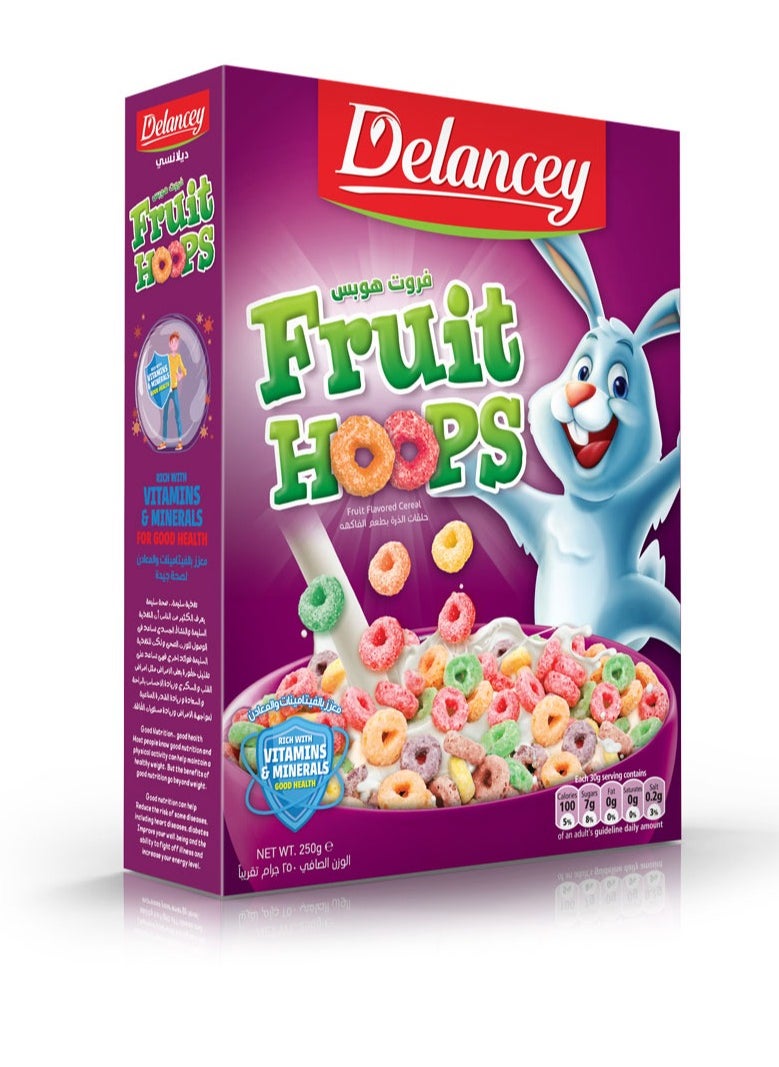 Delancey Fruit Hoops 250 gm Delancey  - Image 1
