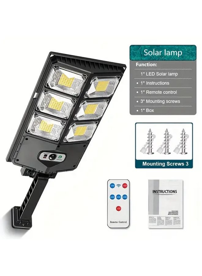 الترومبيت 1 أضواء شمسية خارجية 504 لمبة LED فائقة السطوع مع مستشعر حركة 3 أوضاع وريموت تحكم IP44 - Image 1