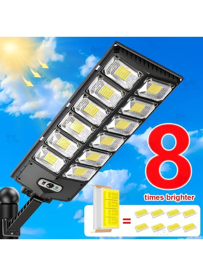 الترومبيت 1 أضواء شمسية خارجية 504 لمبة LED فائقة السطوع مع مستشعر حركة 3 أوضاع وريموت تحكم IP44 - Image 3