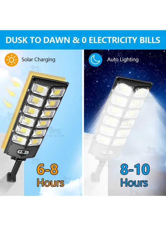 الترومبيت 1 أضواء شمسية خارجية 504 لمبة LED فائقة السطوع مع مستشعر حركة 3 أوضاع وريموت تحكم IP44 - Image 5