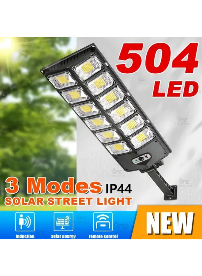 الترومبيت 1 أضواء شمسية خارجية 504 لمبة LED فائقة السطوع مع مستشعر حركة 3 أوضاع وريموت تحكم IP44 - Image 2