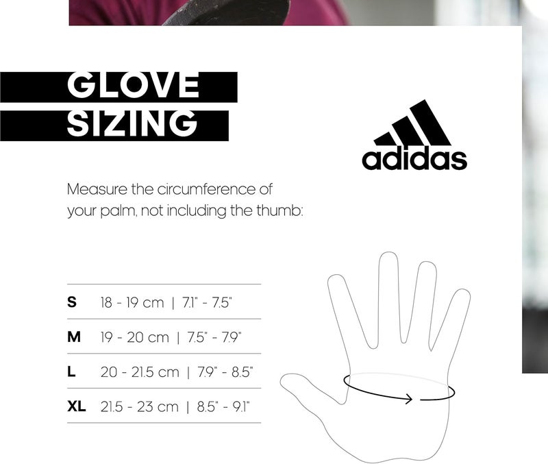 adidas Elite Training Gloves - Black/Green - Image 3