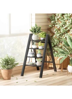 Generic 3 Step Folding Ladder: Wide Pedal, Lightweight Metal - Portable Ladder (Metal)(3 Steps)  - Image 3