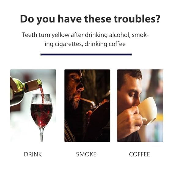 Hidak شرائط تبييض الأسنان هيداك للأسنان الحساسة، آمنة للمينا لنتائج سريعة خلال 30 دقيقة، تزيل بقع القهوة/النبيذ/التدخين لابتسامة بيضاء سريعة وفعالة 7 علاجات (14 شريط)  - Image 4