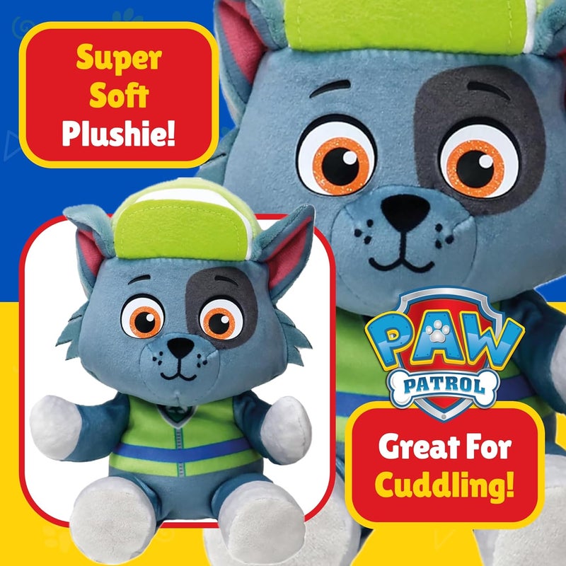 Ty Rocky Paw Patrol Soft Plush Toy for Kids, Cuddly Teddy Collectible Stuffed Toy, Beanie Babies Series, Regular - Image 3