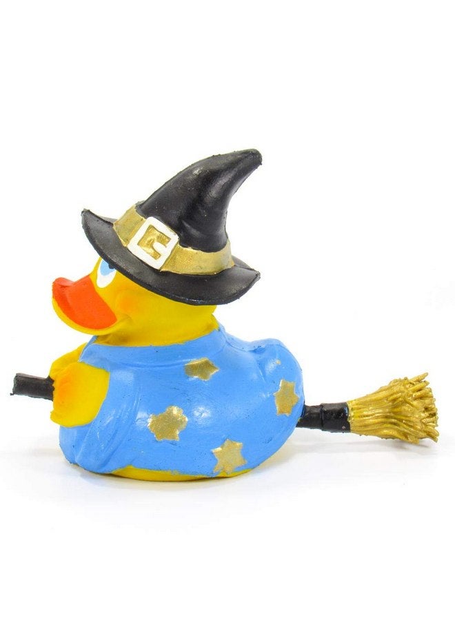 Lanco Witch Halloween Rubber Duck Bath Toy | All Natural, Organic, Eco Friendly, Squeaker | Imported from Barcelona, Spain - Image 3