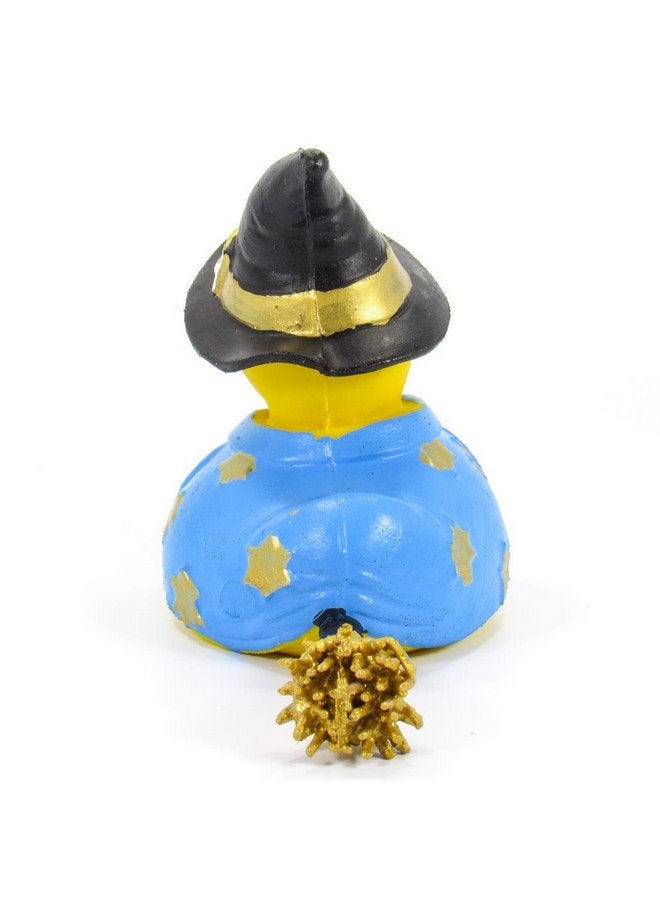 Lanco Witch Halloween Rubber Duck Bath Toy | All Natural, Organic, Eco Friendly, Squeaker | Imported from Barcelona, Spain - Image 4