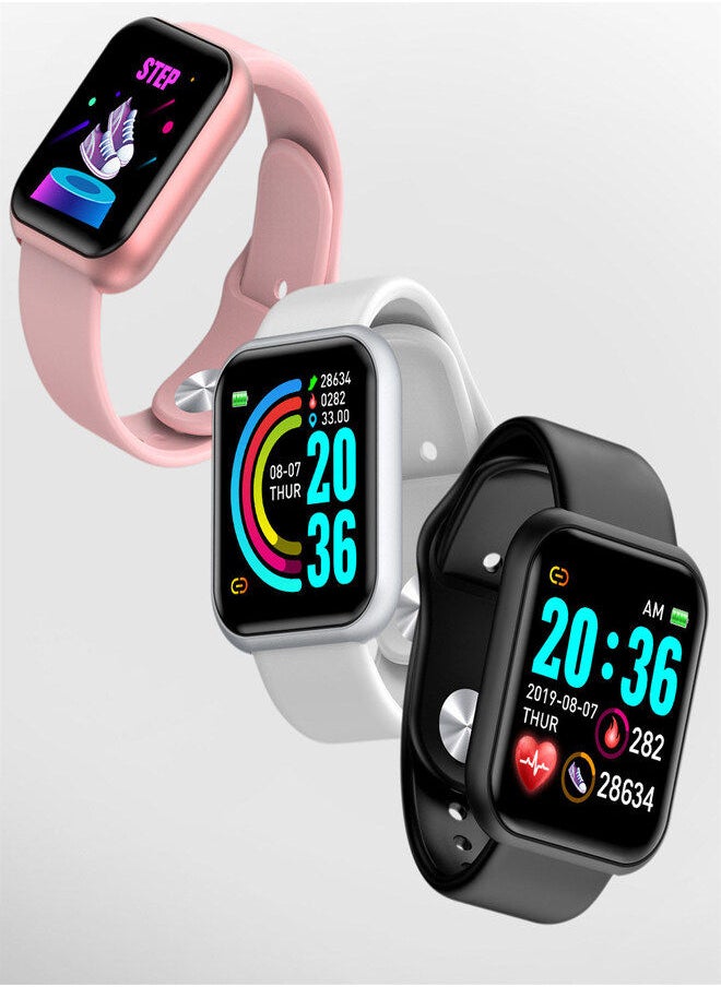 T500 - T500 40mm Square Dial Multi-Function Smartwatch - Image 1