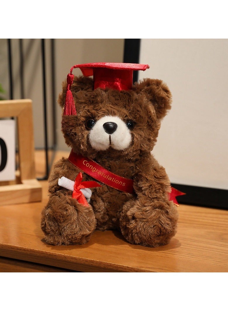 general Dr.Graduation Plush, Giant Plush Doll, Cute Animal PhD Toy, Gift for Kids, Girls, and Boys