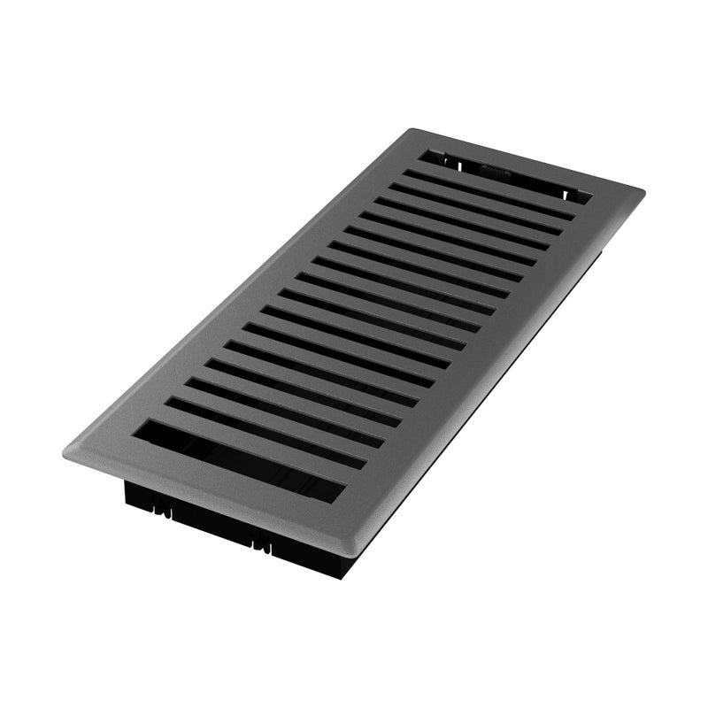 Imperial RG3445 Montezuma Decorative Floor Register 4 x 12Inch Grey Granite