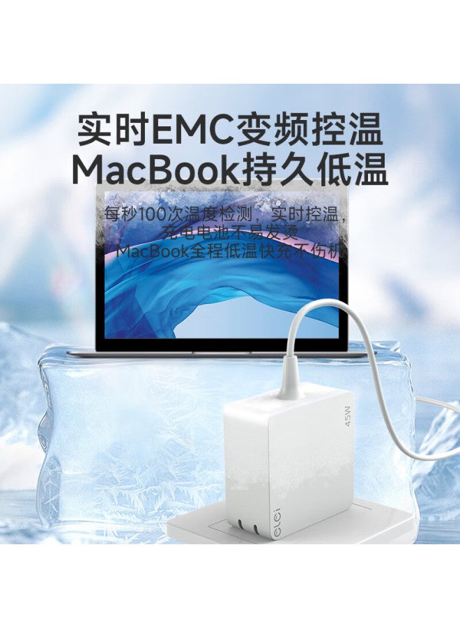 Elei Apple Computer Charger, 45w, For Macbook Air A1369 A1370 A1304 Laptops, Power Adapter Cable, 14.5v 3.1a, Angled Head - Image 4
