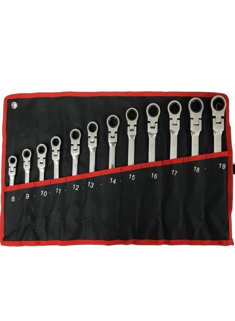 GGOOT Hardware Tool Keys Set Multitool Wrench Ratchet Spanners Hand Tools Wrench Set Universal Car Wrench Car Repair Tools (Color : Wrench Socket)  - Image 2
