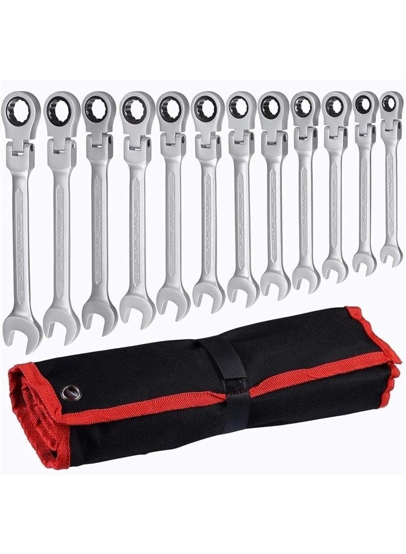 GGOOT Hardware Tool Keys Set Multitool Wrench Ratchet Spanners Hand Tools Wrench Set Universal Car Wrench Car Repair Tools (Color : Wrench Socket)  - Image 4