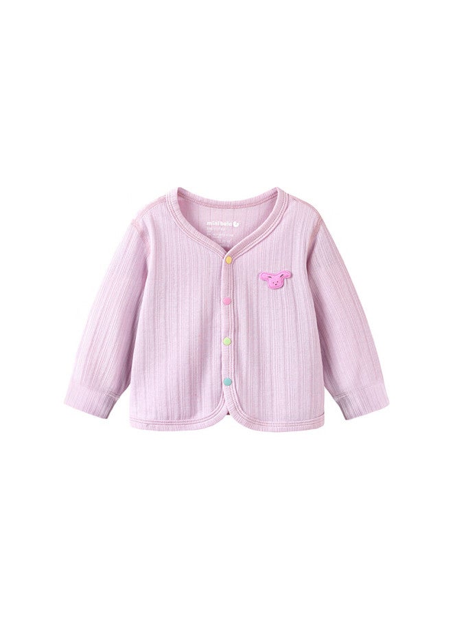 Minibala 【Plant Core】Modal Skin-Friendly Jacket For Boys And Girls Baby Soft And Cute Air Conditioning Clothes
