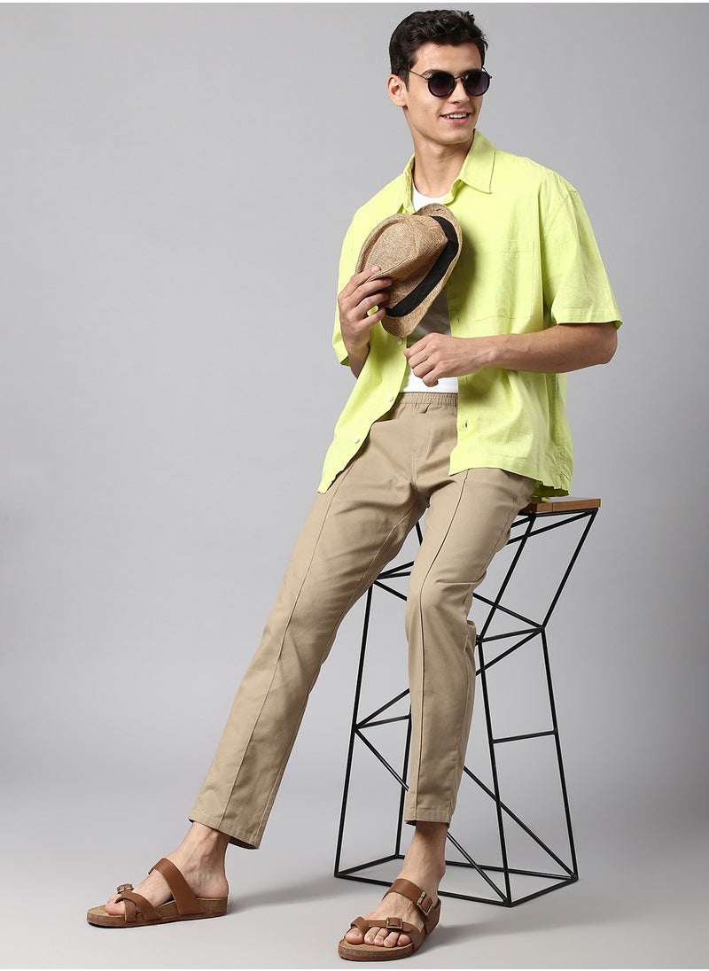 Hubberholme Khaki Pants For Men  - Image 1