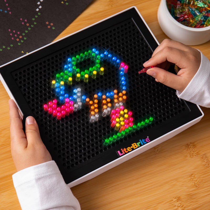 Lite Brite Classic, Favorite Retro Toy - Create Art with Light, STEM, Educational Learning, Holiday, Birthday, Gift, Boys, Kid, Toddler, Girls Age 4+ - Image 3