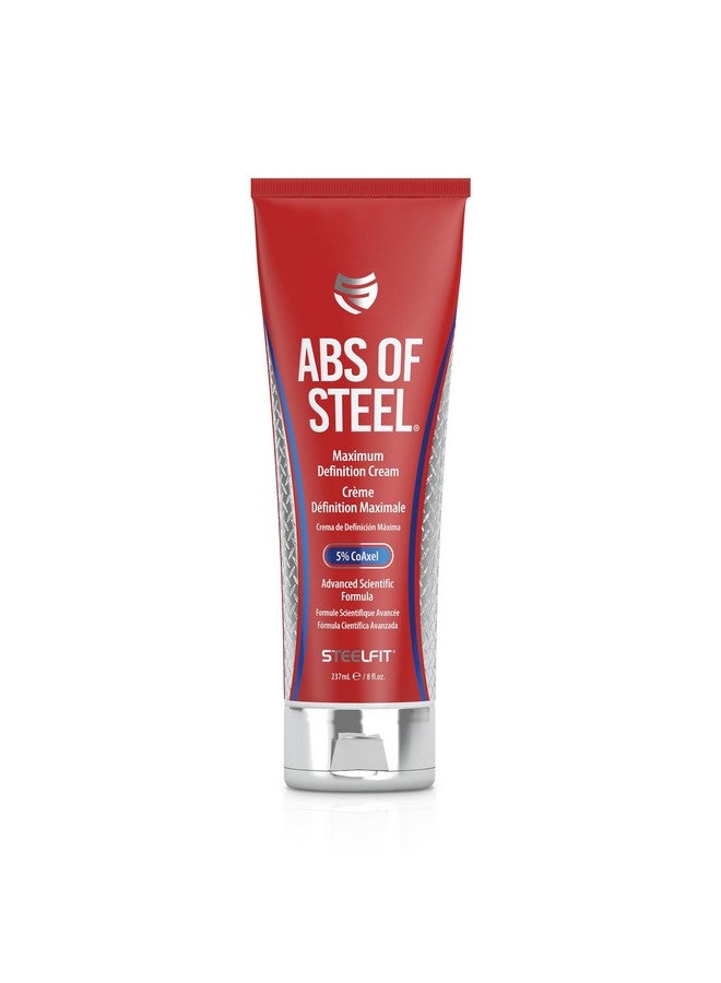 SteelFit Abs of Steel | Maximum Definition Skin Firming Lotion | 30-45 Days of Supply | Skin Tightening Cream for Sculpting Abs | L-Carnitine Supplement | Pre & Post Workout for Men & Women - Image 1