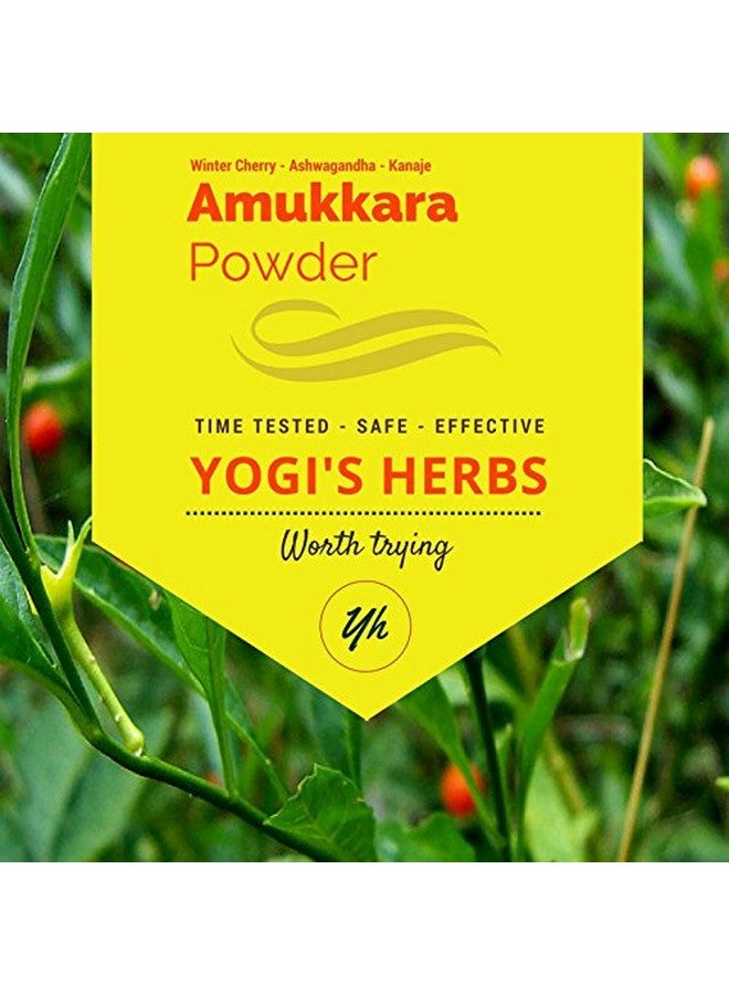 مسحوق أعشاب يوجي أمكارا (ويثانيا سومنيفيرا) - مسحوق جذر الأشواغاندا 1 رطل طازج ونقي