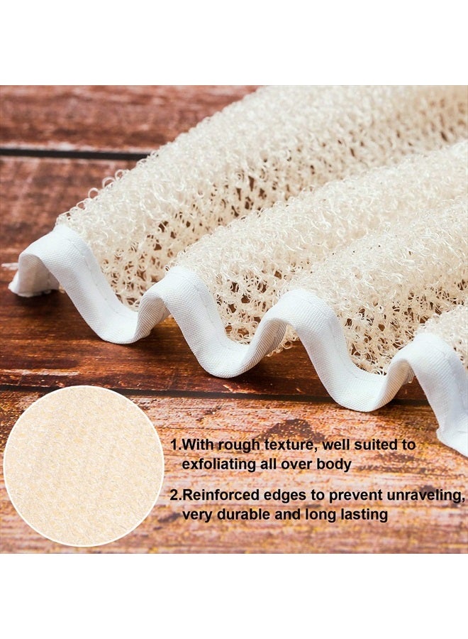 Tatuo 5 Pack Exfoliang Face and Body Wash Cloths Towel Soft Weave Bath Cloth Exfoliating Scrub Cloth Massage Bath Cloth for Women and Man (5 Pack Two Sides Exfoliating Cloth) - Image 3