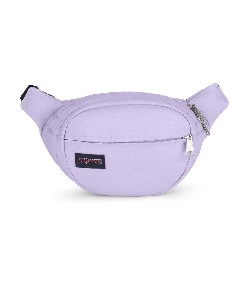 JanSport Fifth Avenue Fanny Pack Crossbody Bags for Women, Men - Stylish, Durable Waist Bag with Adjustable Belt, Main Zippered Pocket, Quick Stash Pocket, Travel Essentials, Pastel Lilac - Image 1