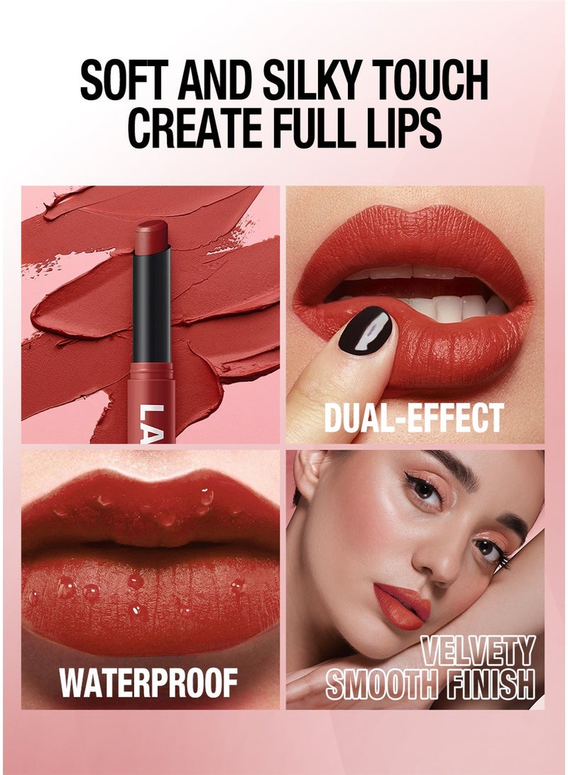 LANGMANNI Slanted rotating matte lipstick single support long-lasting - Image 3