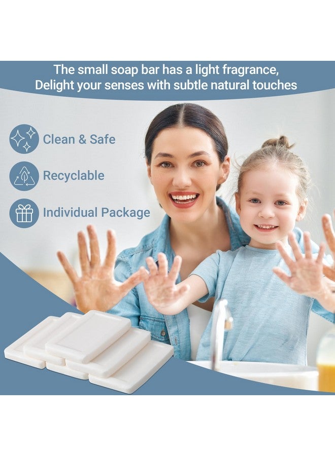 Kacctyen 200 Pcs 0.35oz Mini Bar Soap Bulk Travel Soap Individually Wrapped Bulk Hand Soap Hotel Soap Bars Travel Size Toiletries for Vacation Hospitality Guest Bathroom Rentals - Image 3