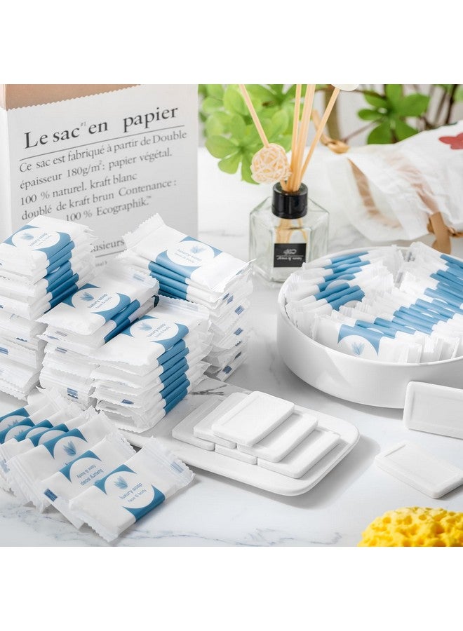 Kacctyen 200 Pcs 0.35oz Mini Bar Soap Bulk Travel Soap Individually Wrapped Bulk Hand Soap Hotel Soap Bars Travel Size Toiletries for Vacation Hospitality Guest Bathroom Rentals - Image 4