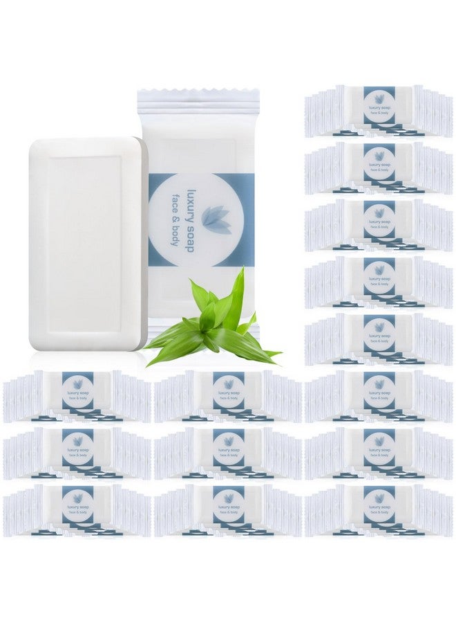 Kacctyen 200 Pcs 0.35oz Mini Bar Soap Bulk Travel Soap Individually Wrapped Bulk Hand Soap Hotel Soap Bars Travel Size Toiletries for Vacation Hospitality Guest Bathroom Rentals - Image 1