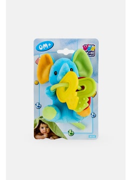 Happy People Elephant Soft Toy with Teething Key 12 cm  - Image 1