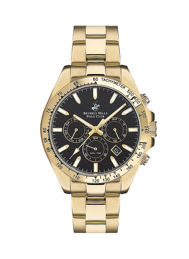 BEVERLY HILLS POLO CLUB - Men's Chronograph Metal Wrist Watch BP3127X.150 - 34 Mm - Image 1