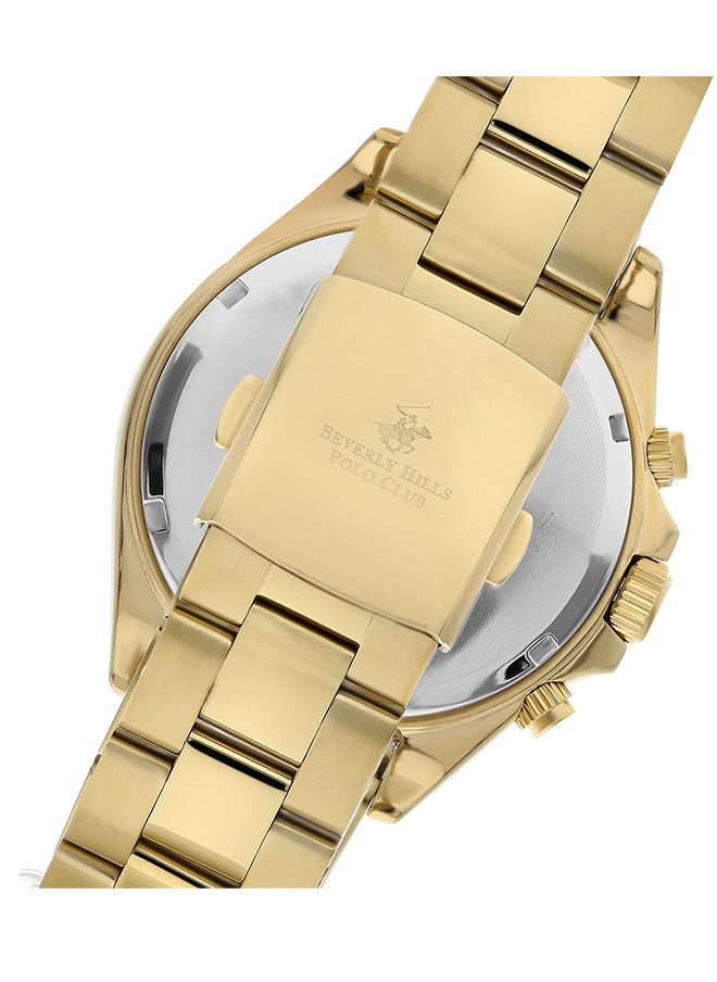 BEVERLY HILLS POLO CLUB - Men's Chronograph Metal Wrist Watch BP3127X.150 - 34 Mm - Image 1