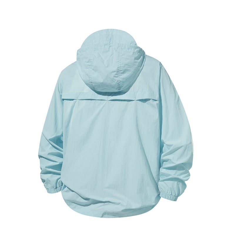 Summer Sun Protection Clothing For Men And Women, Ice Silk Breathable Multi-Color Skin Clothing, Outdoor Anti-Uv Student Love - Image 3
