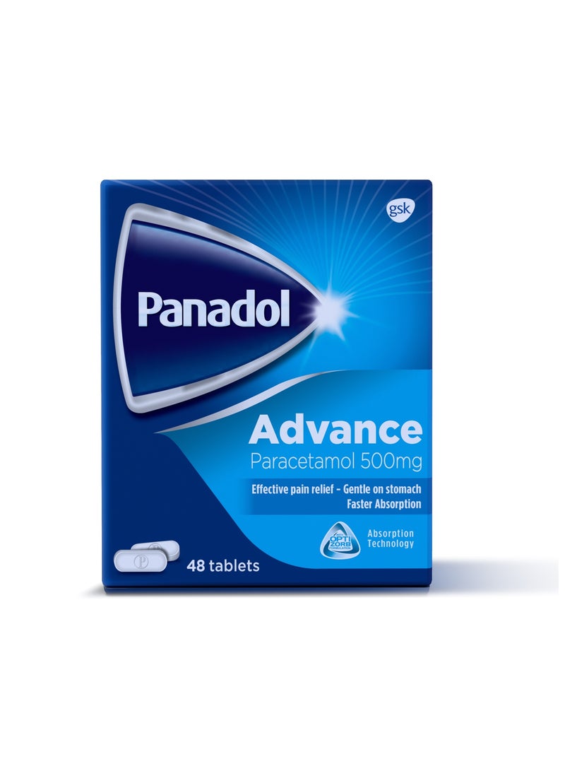 بانادول أدفانس لعلاج الحمى والألم 48 قرص