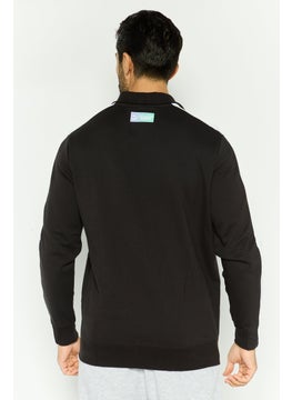 Puma x Spongebob Squarepants Men Sportswear Fit Outdoor Full Zip Sweatshirt, Black  - Image 3