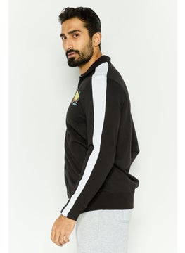 Puma x Spongebob Squarepants Men Sportswear Fit Outdoor Full Zip Sweatshirt, Black  - Image 2