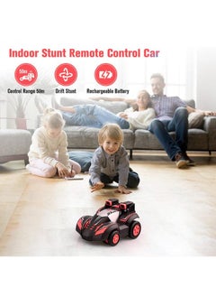 TOON TOYZ Elite Turbo Drift Stunt Car – 360° Spin RC Car with Lights | High-Speed Remote Control Drift Car for Kids | Rechargeable Off-Road Stunt Vehicle | Ideal Gift for Boys & Girls RED  - Image 3