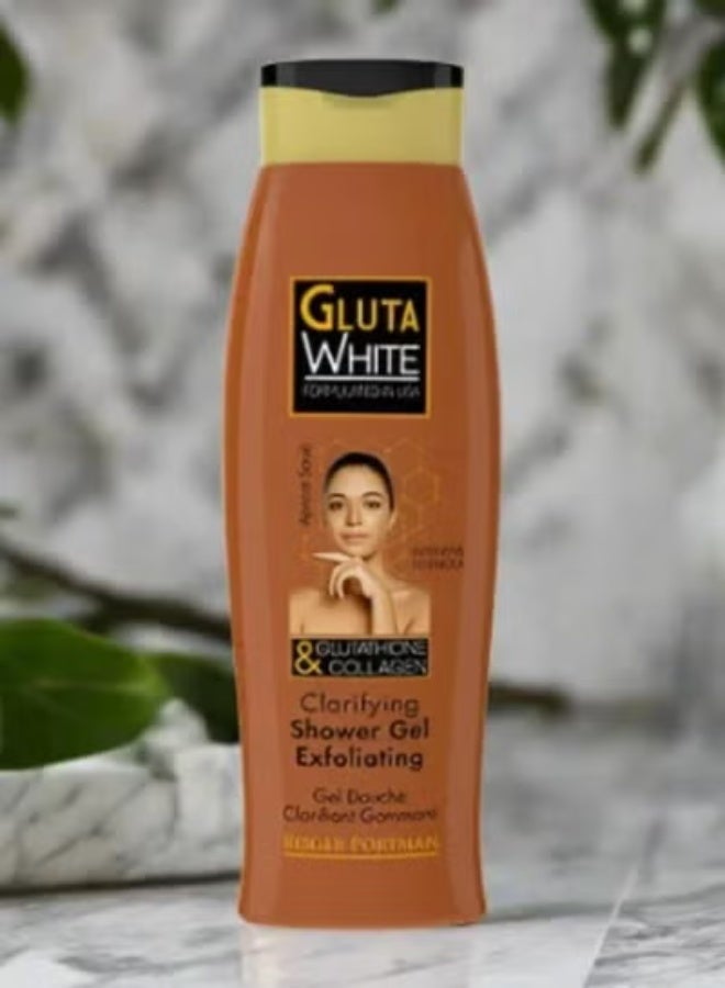 Gluta White Glutathione And Collagen Clarifying Shower Gel Exfoliating 700 ML
