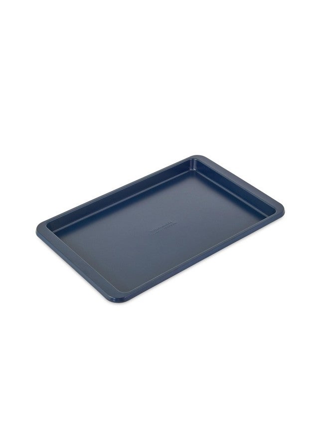 KitchenAid صينية خبز من الفولاذ المؤكسد غير اللاصق 10x15 بوصة من كيتشن إيد، أزرق حبر - Image 1
