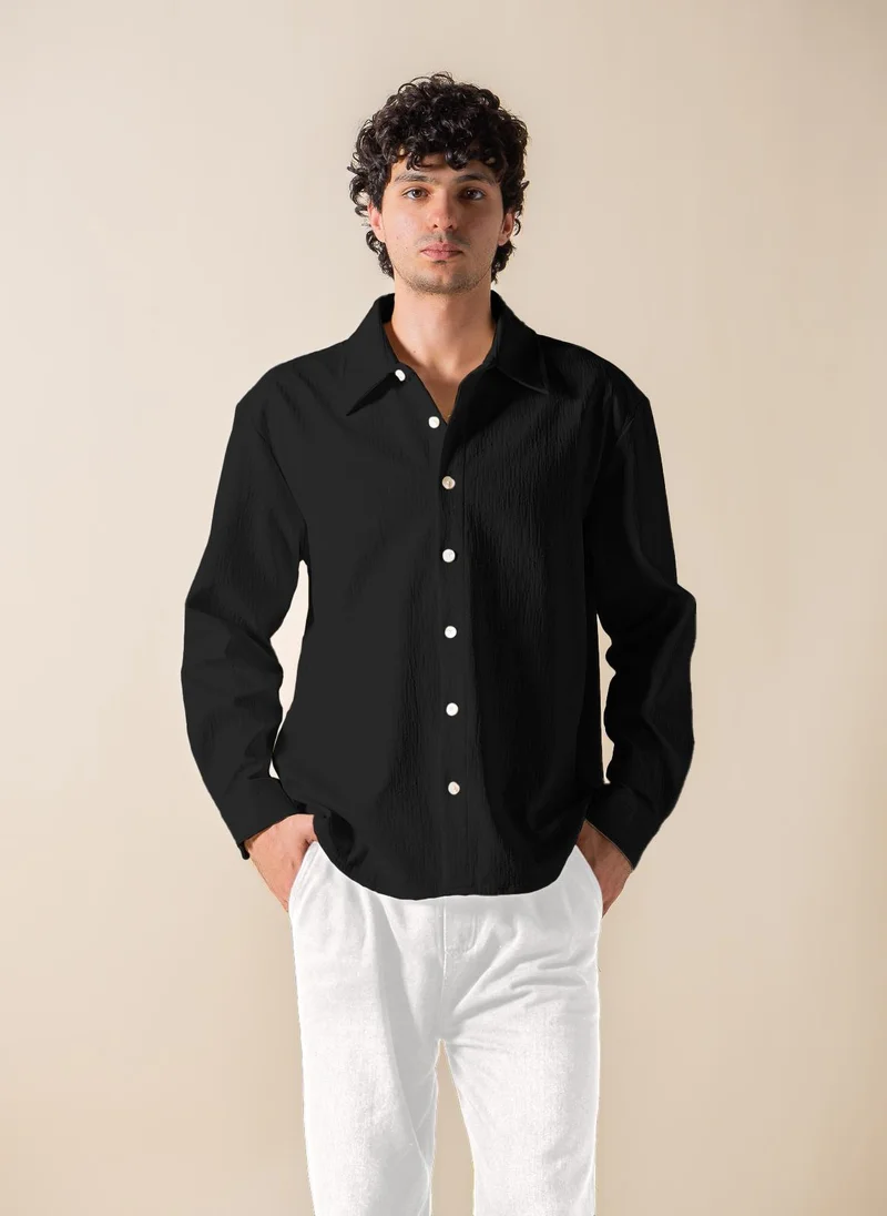TEXTURED COMFORT SHIRT