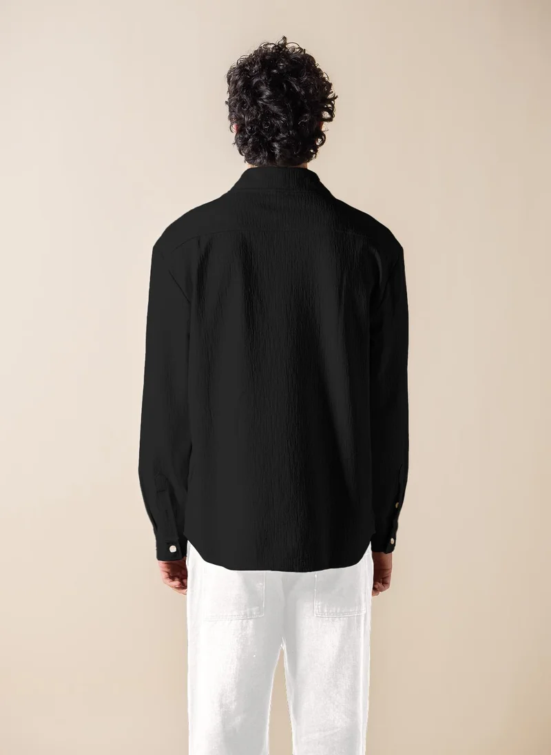 SHAPES TEXTURED COMFORT SHIRT