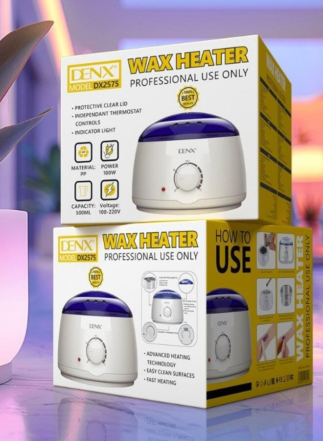 Denx 100W 500ml Hair Removal Wax Heater DX2575 - Image 2