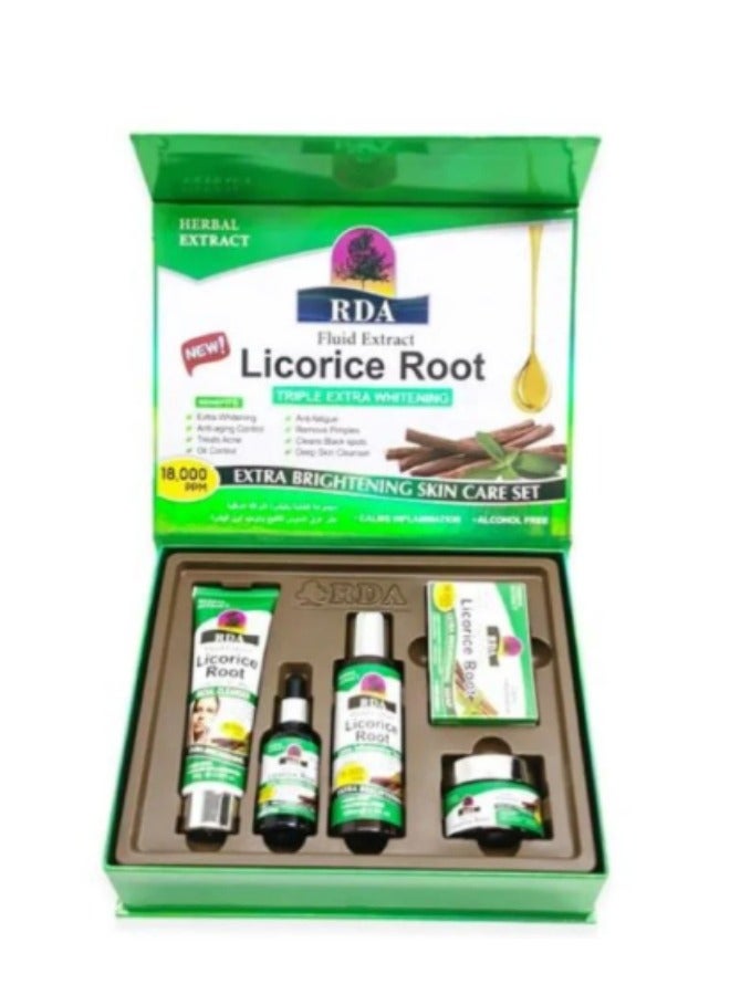 ار دي اي مجموعة جذر عرق السوس من 5 قطع للعناية بالبشرة - Image 2