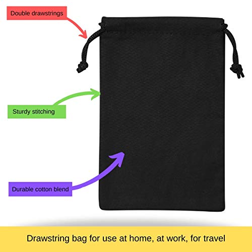 DR Drawstring Bags 12-Pack For Storage Pantry Gifts (4 x 6 inch - 12 pack) - Image 5