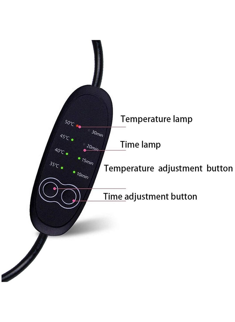 تدفئة العين قناع ، الناقل التسلسلي العام العين الجافة مع درجة الحرارة الموقت ، سدادة الأذن ، وسادة تدفئة ضغط العين الدافئة للنوم ، جفاف العين ، الجفن ، الهالات السوداء ، وذمة العين . . . - Image 3