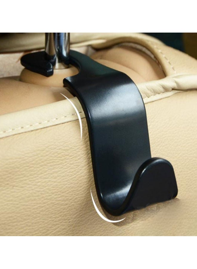 NIBEMINENT Car Seat Back Hook Black