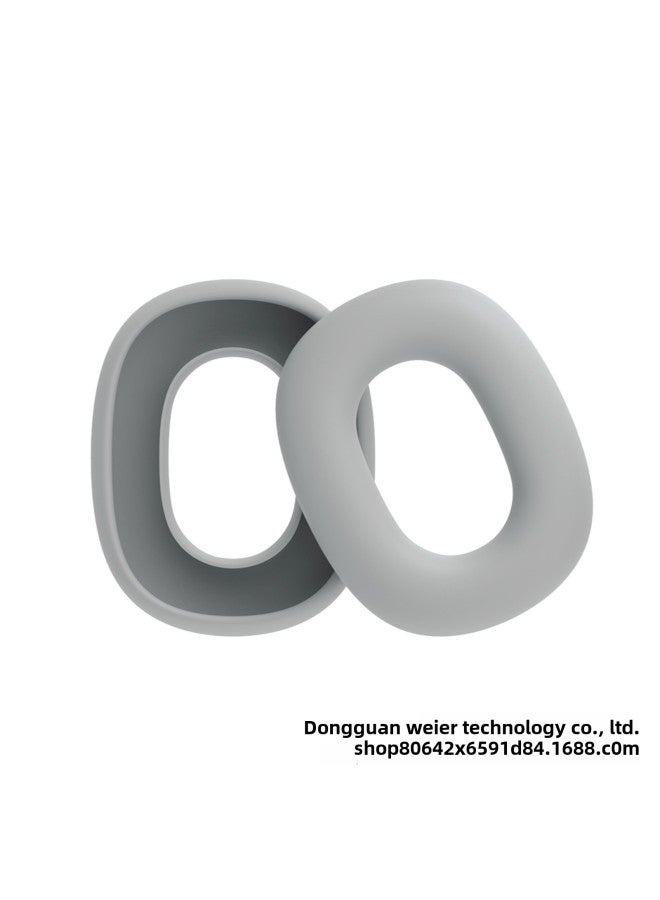 Suitable For Apple AirPods Max Headset Protective Cover Beam Cover Ear Cap Cover Silicone Transparent TPU Case-Color:Inner Shell Gray (bag)-Applicable Models:Suitable For Apple Air Pods Max - Image 1