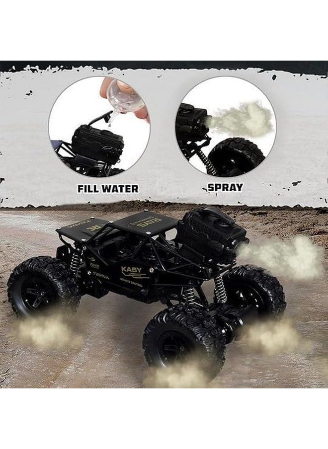 Sky Tech Sky Tech® Rock Crawler Car with Smoke Offroader 2Wd Rc Car High Speed | 5 Functions 1:18 RC Car with Smoke Fog | Styled Climbing Monster Truck | Rechargeable Remote Control Car for Kids (Multi-Color)  - Image 2